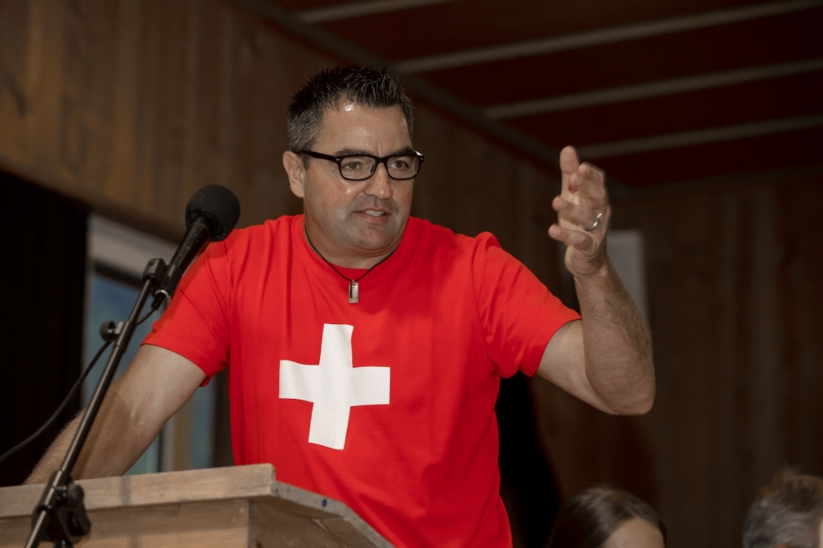 Gemeindepräsident Thomas Knutti führte durch den Abend.