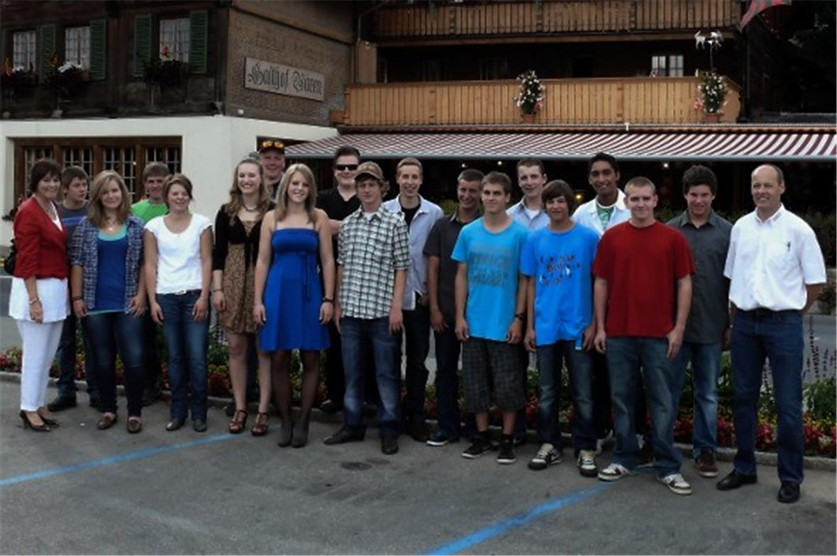 Gemeindepräsidentin Christiane Griessen (links) und Vizegemeindepräsident Matthi...