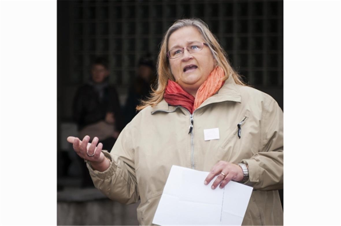 Gemeinderätin für Bildung und Kultur, Claudia Gautschi, erläuterte in ihrer Ansp...