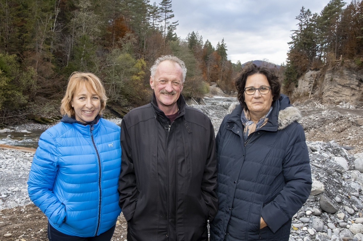 Gemeinderatspräsidentin Barbara Josi Wimmis, Schwellenkommission -Präsident Mark...