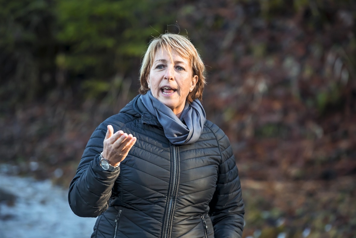 Gemeinderatspräsidentin Barbara Josi freut sich über den Startschuss.