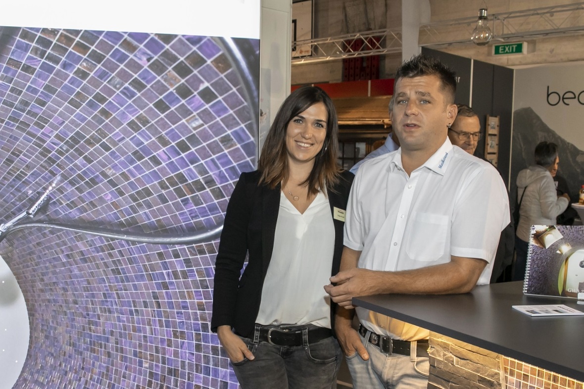 Gemeinsam im richtigen Leben unterwegs sind Katja Knutti von der Visana und Chri...