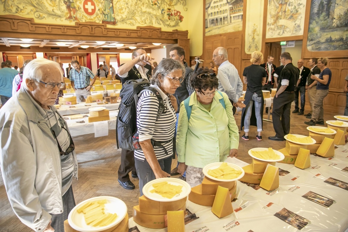 Genau wurden die Käse unter die Lupe genommen.