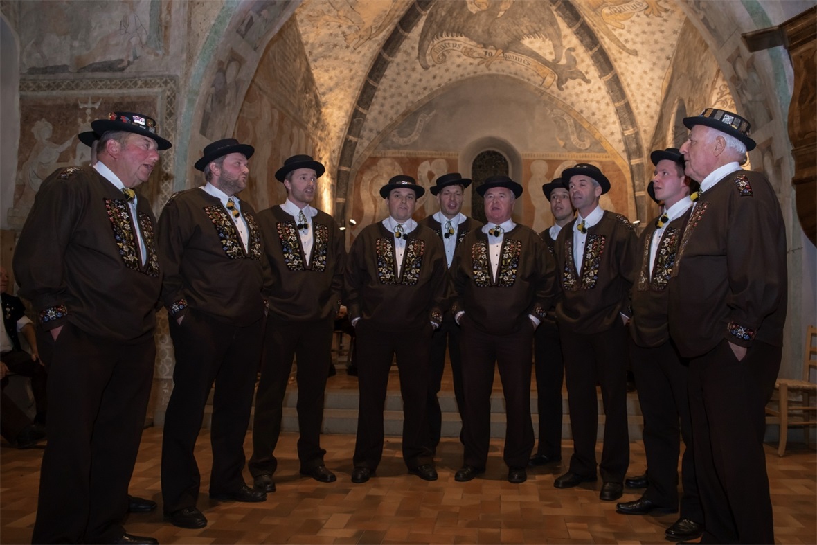 Gern gesehene und gehörte Gäste aus dem Oberland Ost, der Jodlerklub Innertkirch...