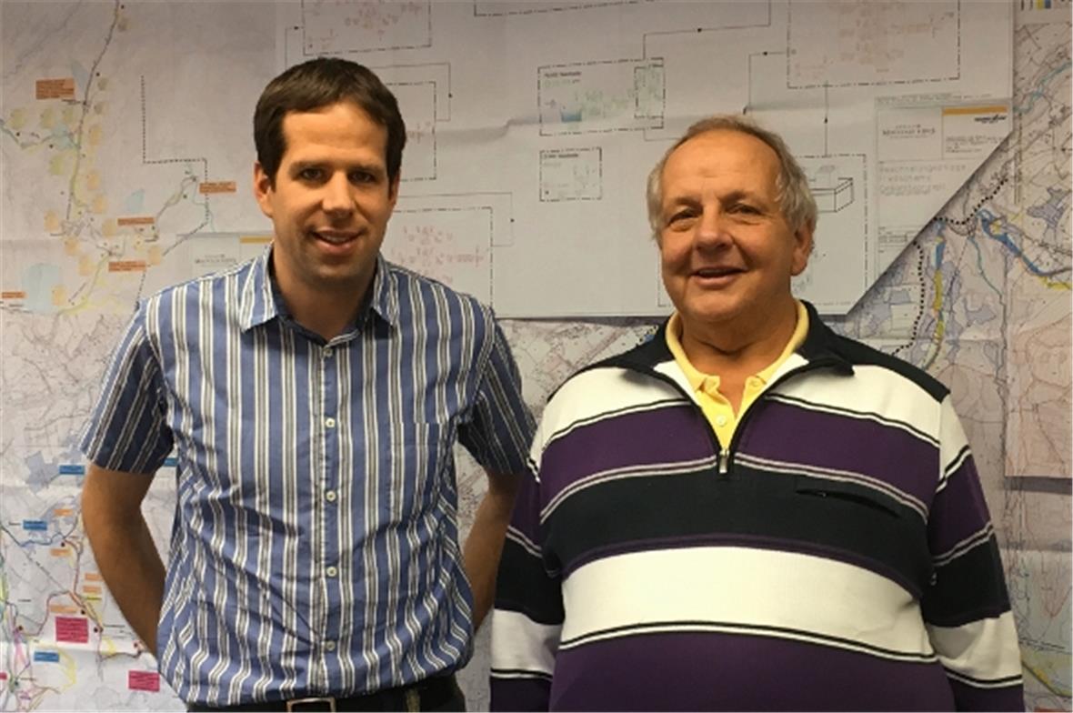 Geschäftsführer Matthias In-Albon und Verwaltungsratspräsident Heinz Brand führen die Bergbahnen nach der gelungenen Sanierung gemeinsam in die Zukunft.