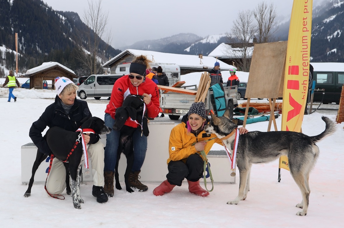 Gewinner Skijöring Frauen, 1 Hund offen 12 km/ 8km