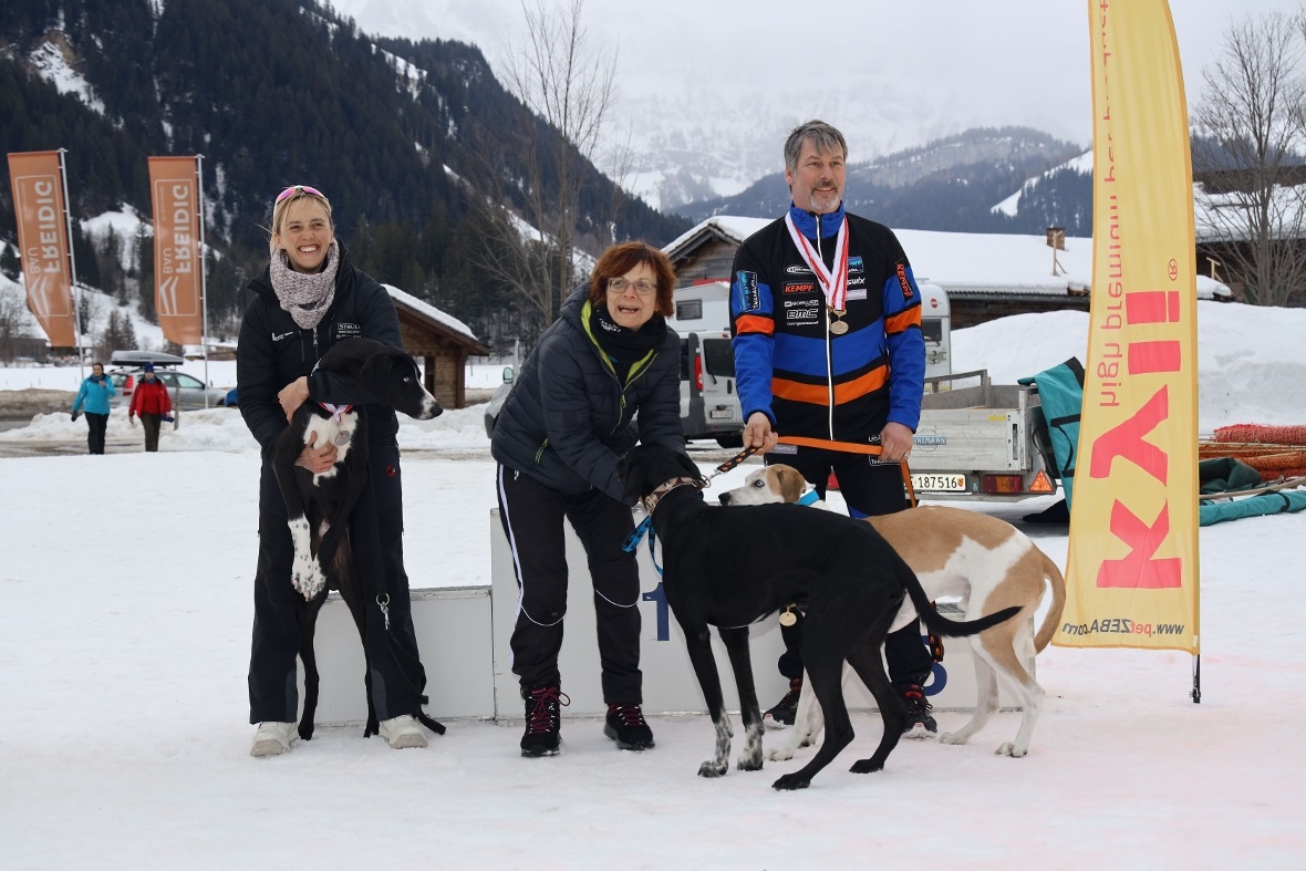 Gewinner Sprint, 2 Hunde, offen 8 km / 5 km