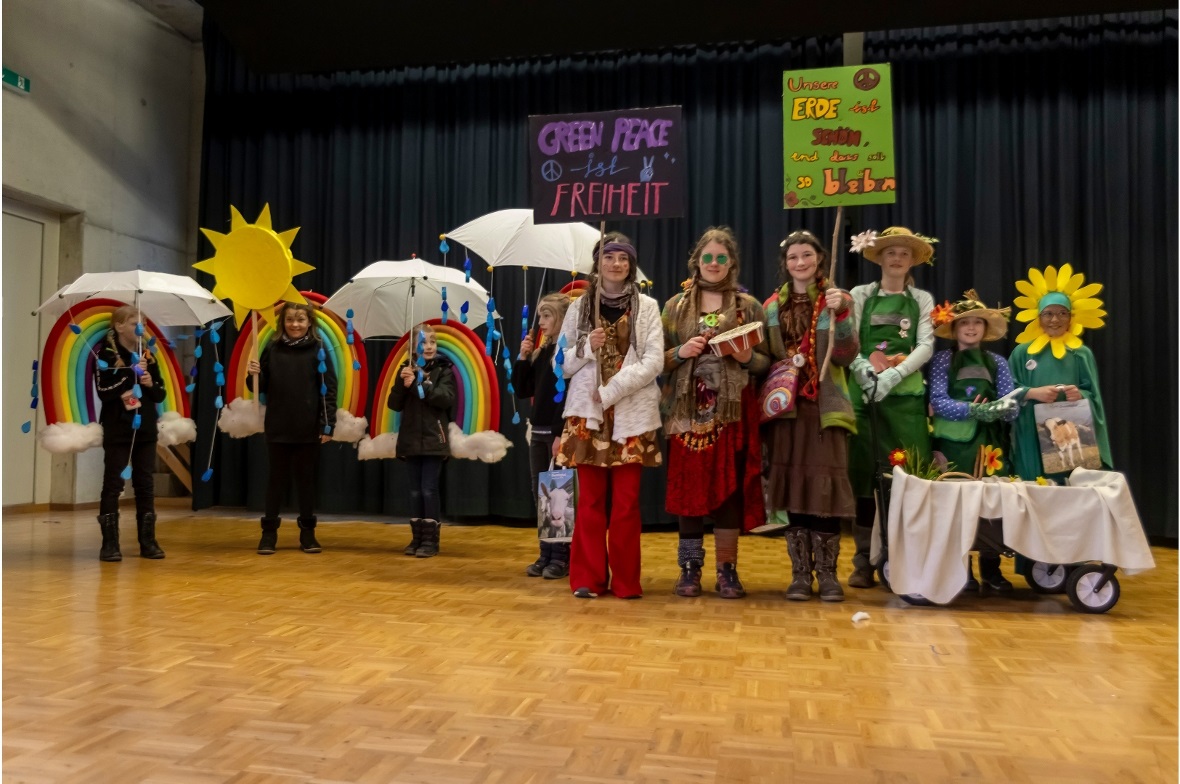 Gewinner in der Kategorie Kindergruppe: 1. «Ärdeschöne Rägeböge»; 2. «Super Gärt...
