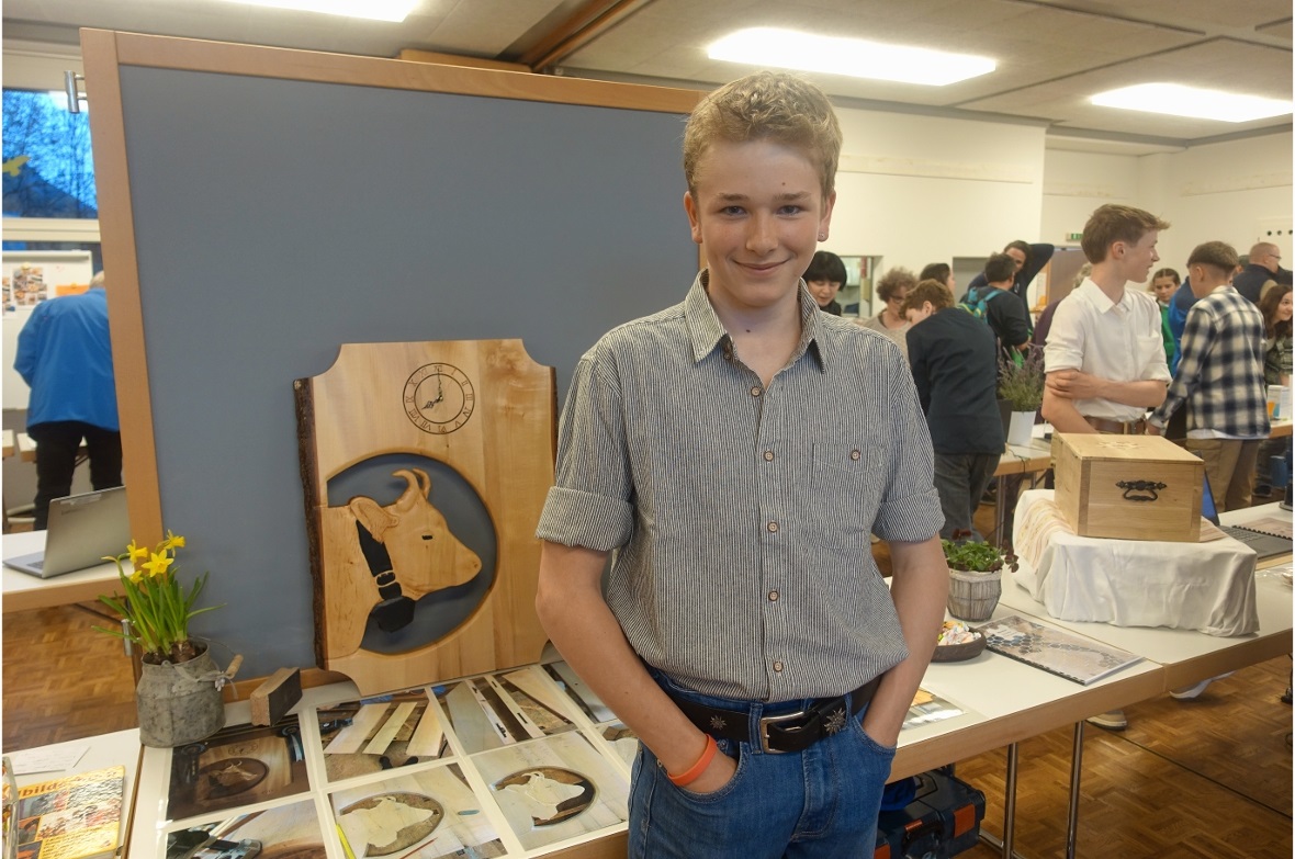 Gian Bühler Uhr mit Kuhkopf.