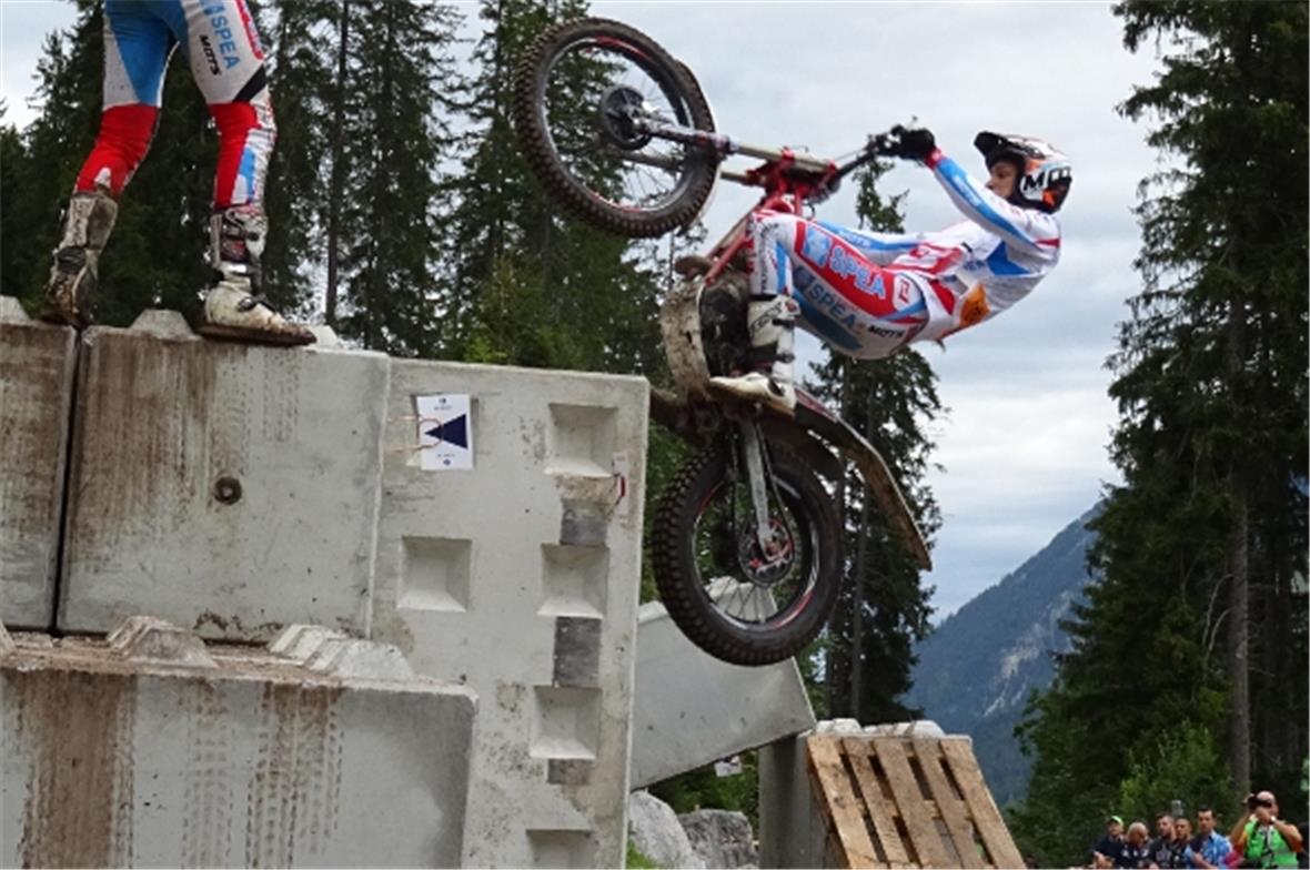 Gian Luca Tournour aus Italien bei seiner Europameisterfahrt.