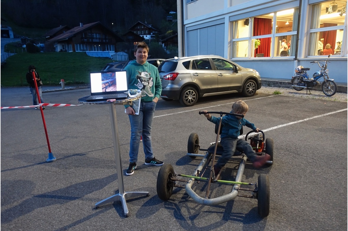 Go-Kart Janik Knutti.