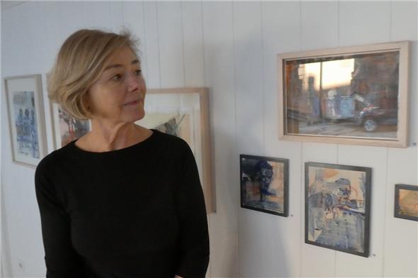 Graziella Hagen, die Künstlerin mit der vielfältigen Palette ihres Schaffens.