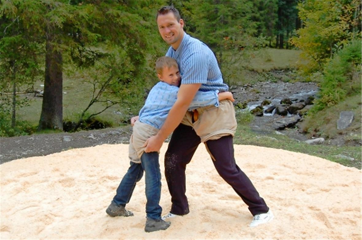 Grimmimutz Erlebnistag, Kilian Wenger und Cedric Eicher.