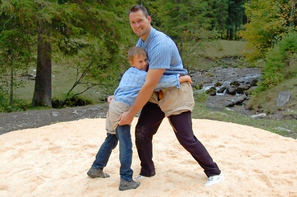Grimmimutz Erlebnistag, Kilian Wenger und Cedric Eicher.