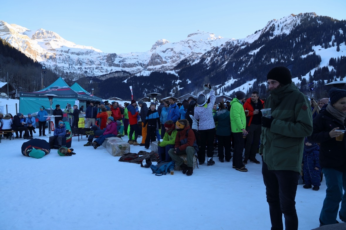 Grossartiges Panorama vor dem schönsten Talabschluss der Alpen am Lenk unplugged 2019.