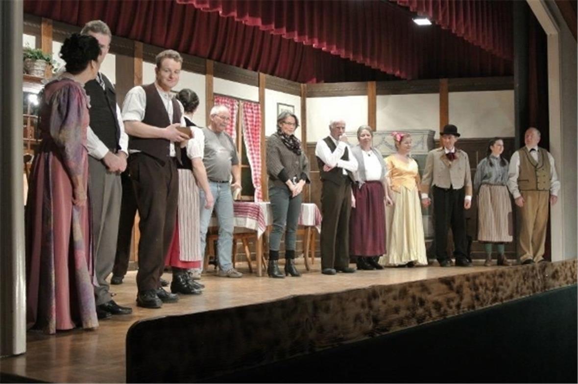 Grosser Applaus für die Akteure.