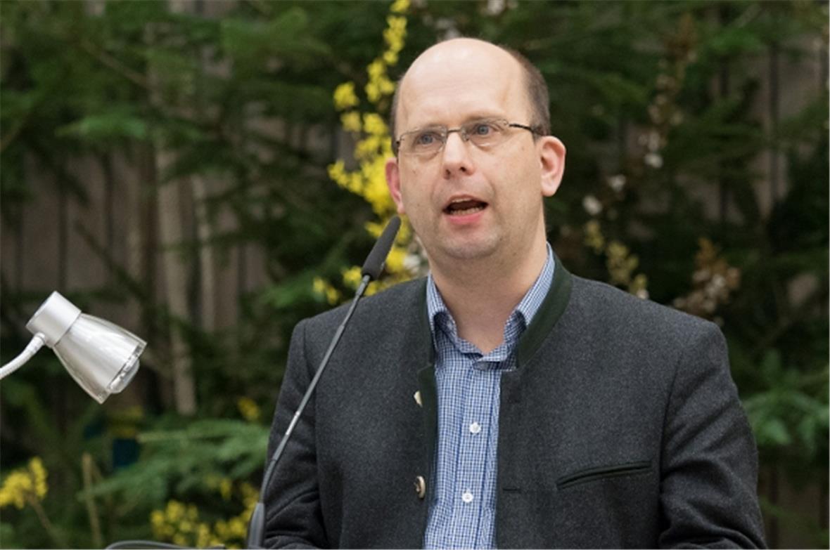 Grusswort des Kreisverbandsvorsitzenden Blasmusik Martin Dasing.