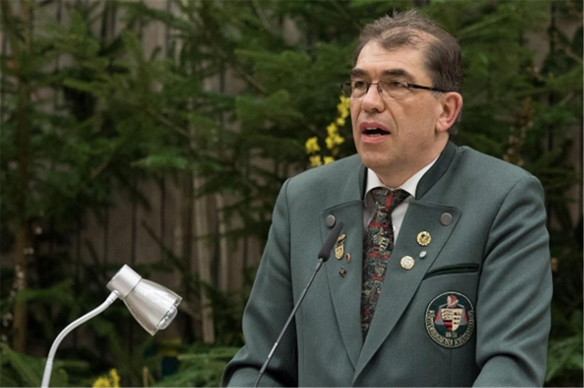 Grusswort vom 2. Landesschützenmeister Klaus Koch.