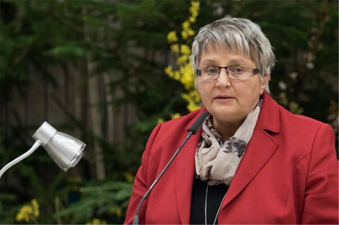 Grusswort von Irmgard Naumann, Vizepräsidentin des Schwäbischen Chorverbandes.