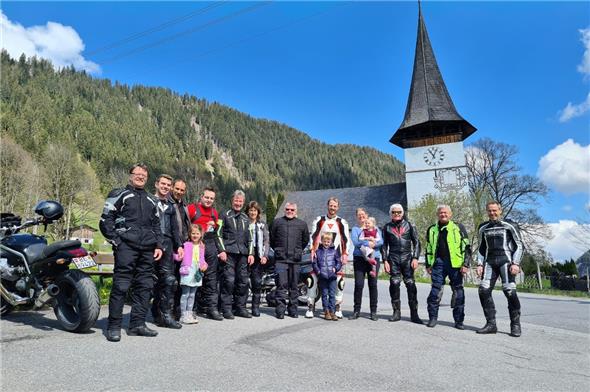 Gut gelaunt ging es am 1. Mai von St. Stephan aus auf die Predigt-Tour.