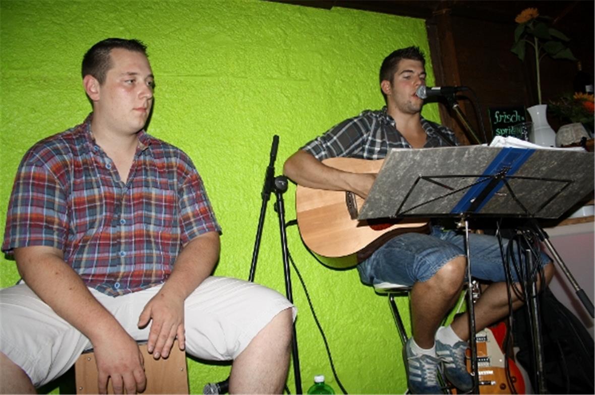 Gute Laune verbreiteten Joel und Hänsu.