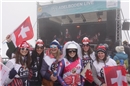 Gute Stimmung trotz Nebel: Die Walliser Polterfrauen feierten beim Volxroxkonzer...