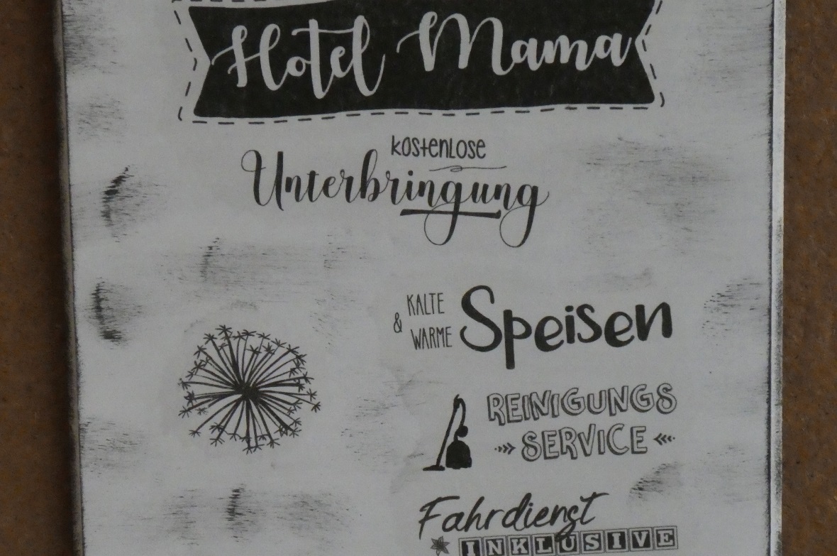 Hanni Müller-Küngs Schilder auf MDF.