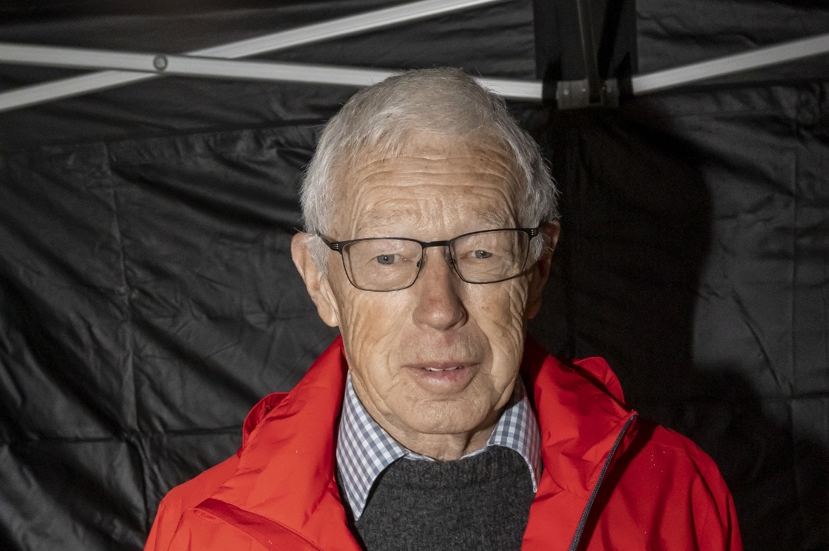 Hans—Ulrich Aeberhard war als Vertreter vom Ski Club Schönbühl vor Ort.