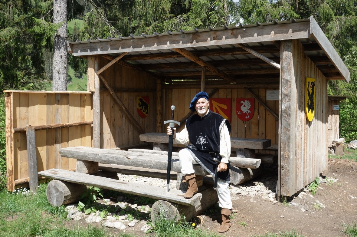 Hanspeter Feuz, Ritter Johan Petrus von Mannenberg stand am Muttertag in vollem ...