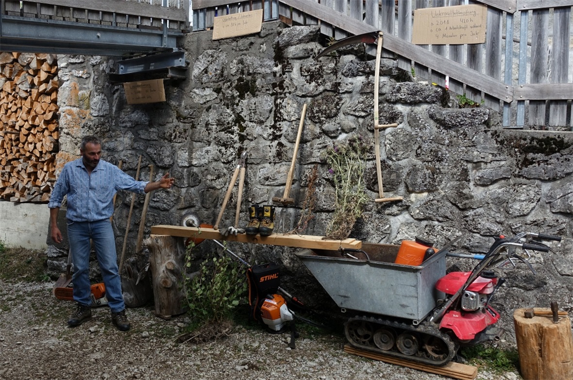 Hansruedi Gertsch präsentierte, mit welchen Mitteln er und seine Angehörigen sch...