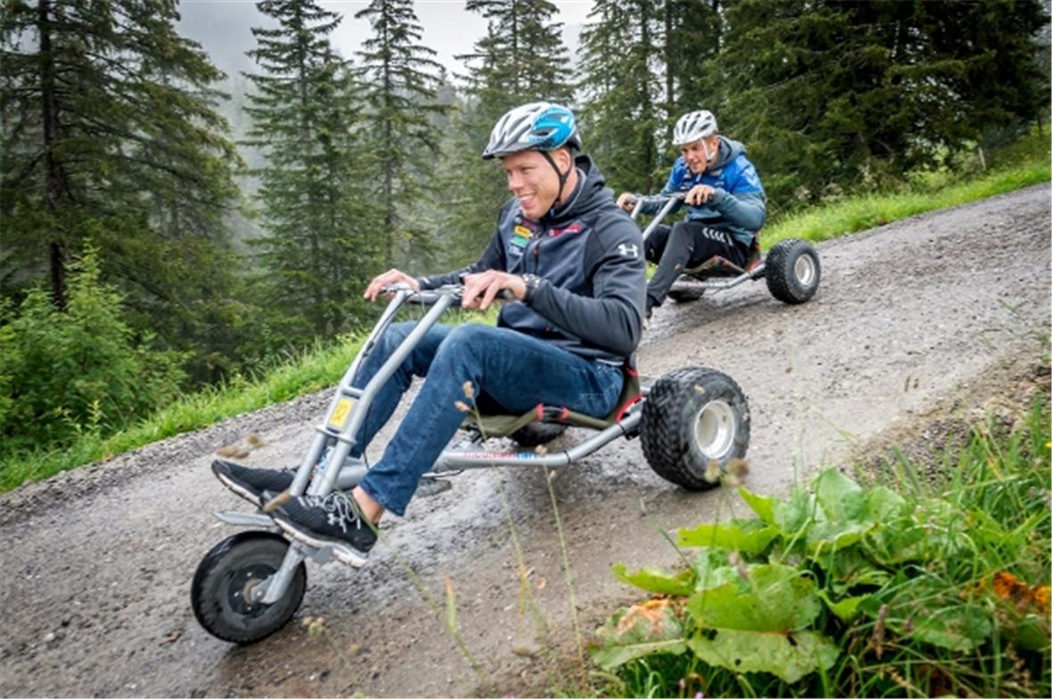 Harte und spannende Duelle mit den MountainCarts am Metsch.