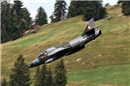 Hawker Hunter Doppelsitzer des Fliegermuseums Altenrhein während dem Hunterfest ...