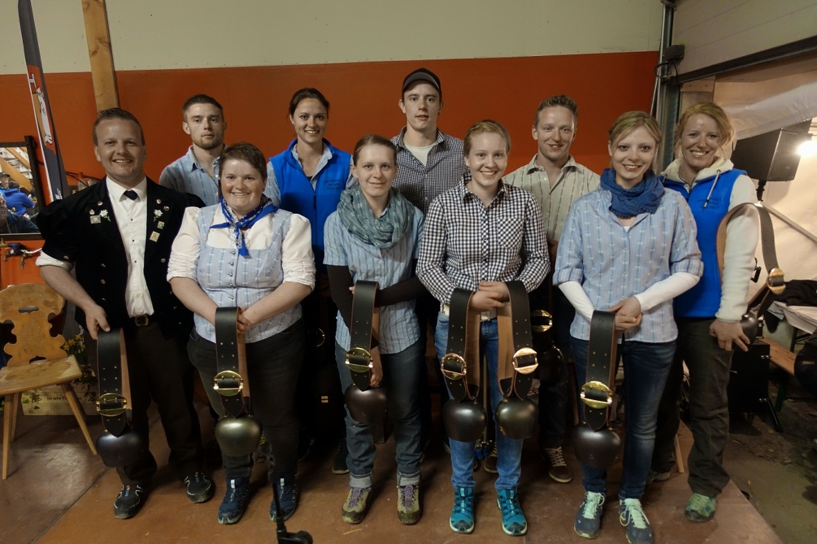 Ihnen gehört die Zukunft: Die Jungzüchter des VZV Matten freuten sich am Züchter...