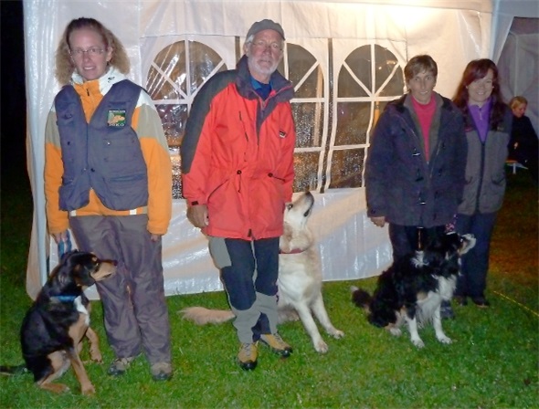 Im Bild die drei Erstplatzierten: Kathrin Ummel, Hans Bowee, Sonja Lempen, Marianne Zwahlen für HSL