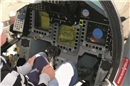 Im Cockpit des Eurofighters.