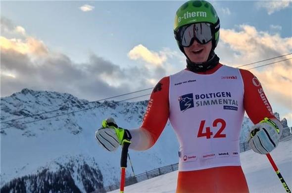 Im Januar wurde Boltigen-Jaunpass Tourismus Sponsor vom Nachwuchstalent Franjo von Allmen.