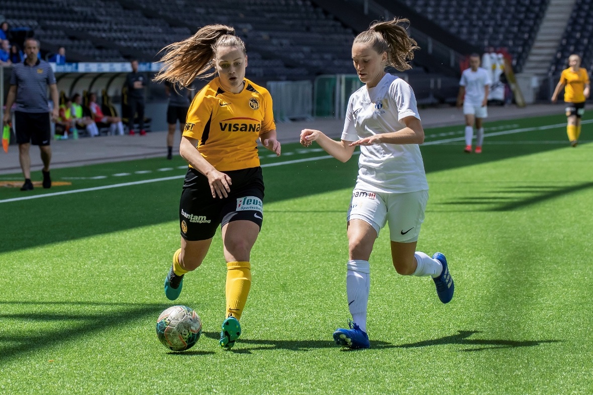 Impressionen beim Finalspiel zwischen YB Frauen U19 und FC Zürich U19.