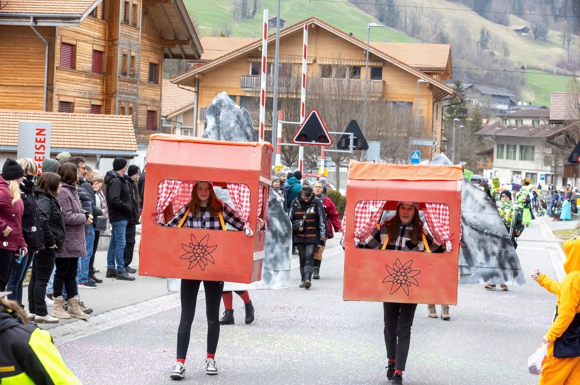 Impressionen von der Diemtigtaler Fasnacht.