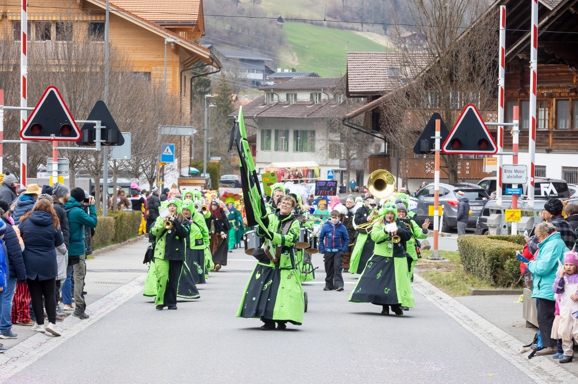 Impressionen von der Diemtigtaler Fasnacht.