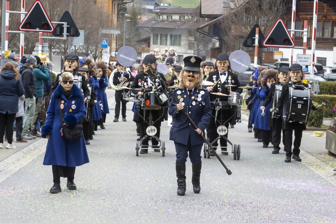 Impressionen von der Diemtigtaler Fasnacht.