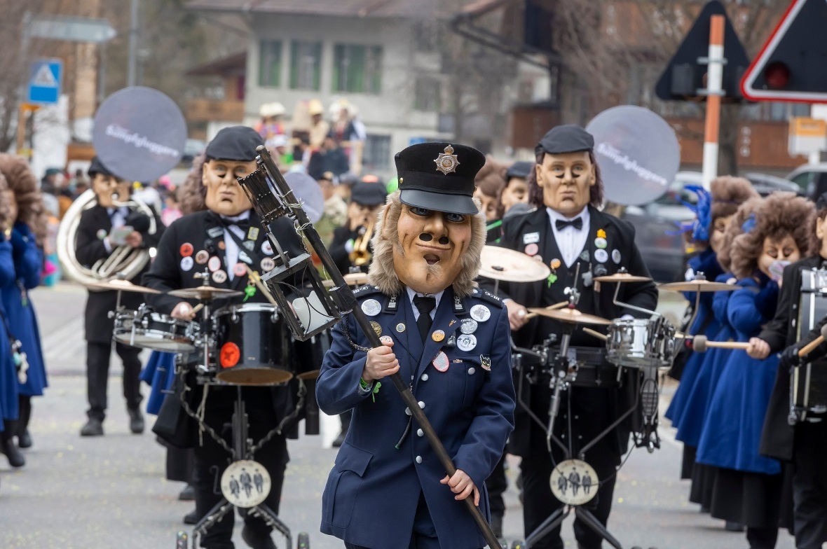 Impressionen von der Diemtigtaler Fasnacht.