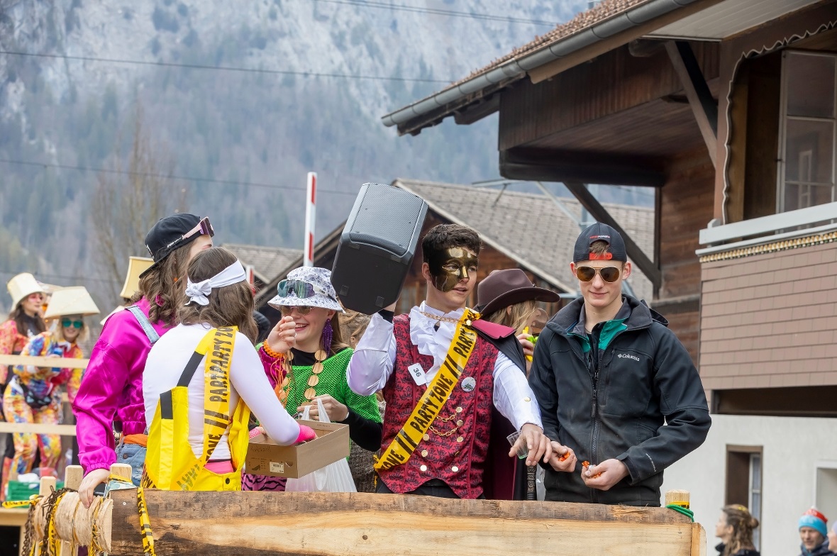 Impressionen von der Diemtigtaler Fasnacht.