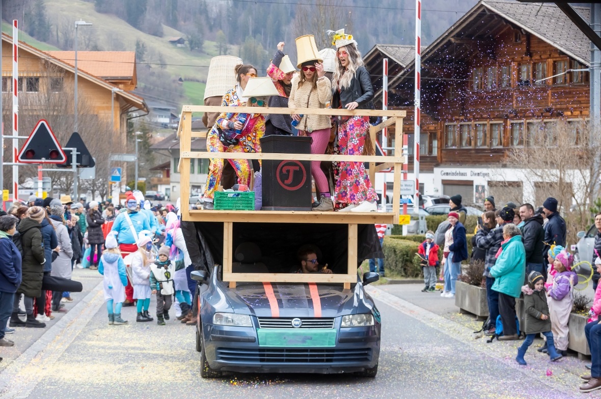 Impressionen von der Diemtigtaler Fasnacht.