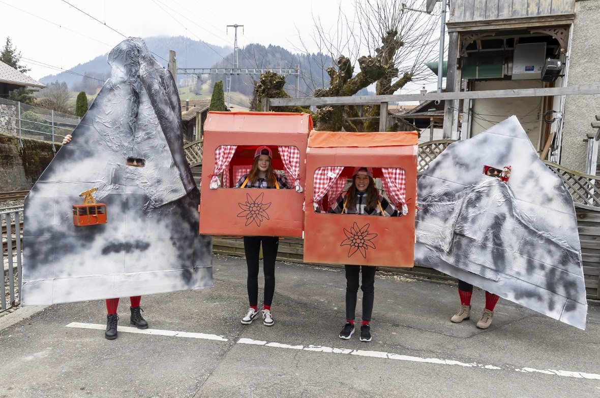 Impressionen von der Diemtigtaler Fasnacht.