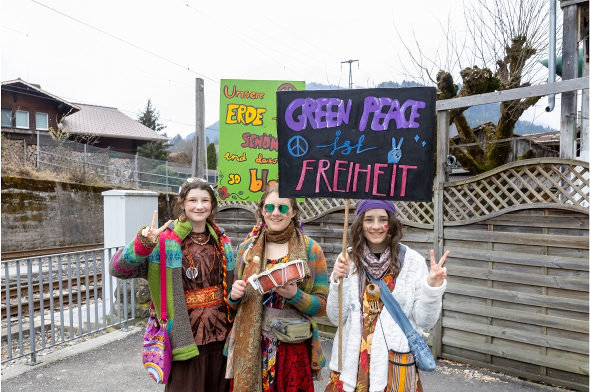 Impressionen von der Diemtigtaler Fasnacht.