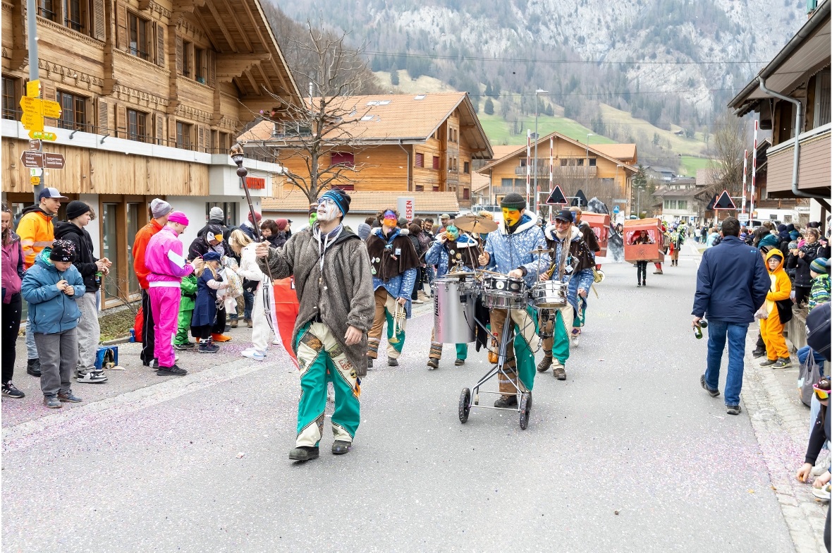 Impressionen von der Diemtigtaler Fasnacht.