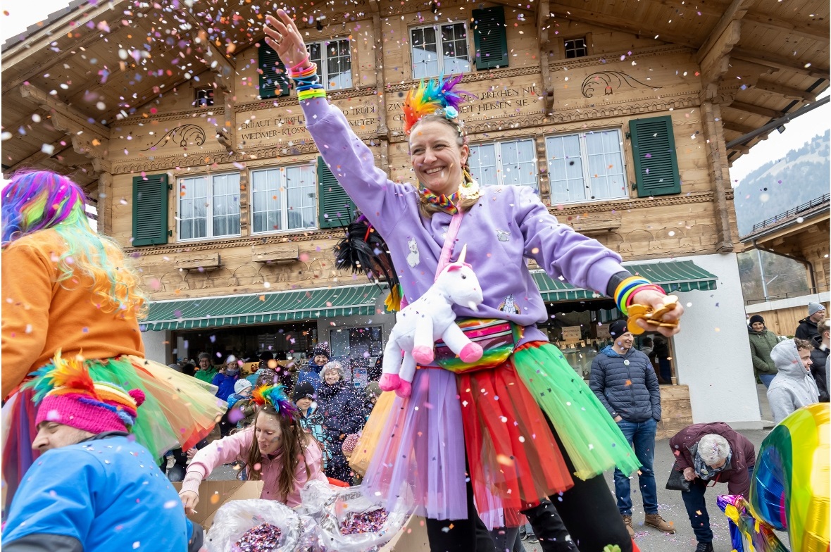 Impressionen von der Diemtigtaler Fasnacht.