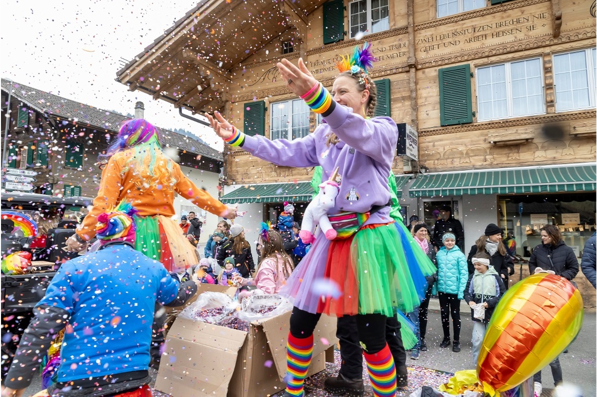 Impressionen von der Diemtigtaler Fasnacht.