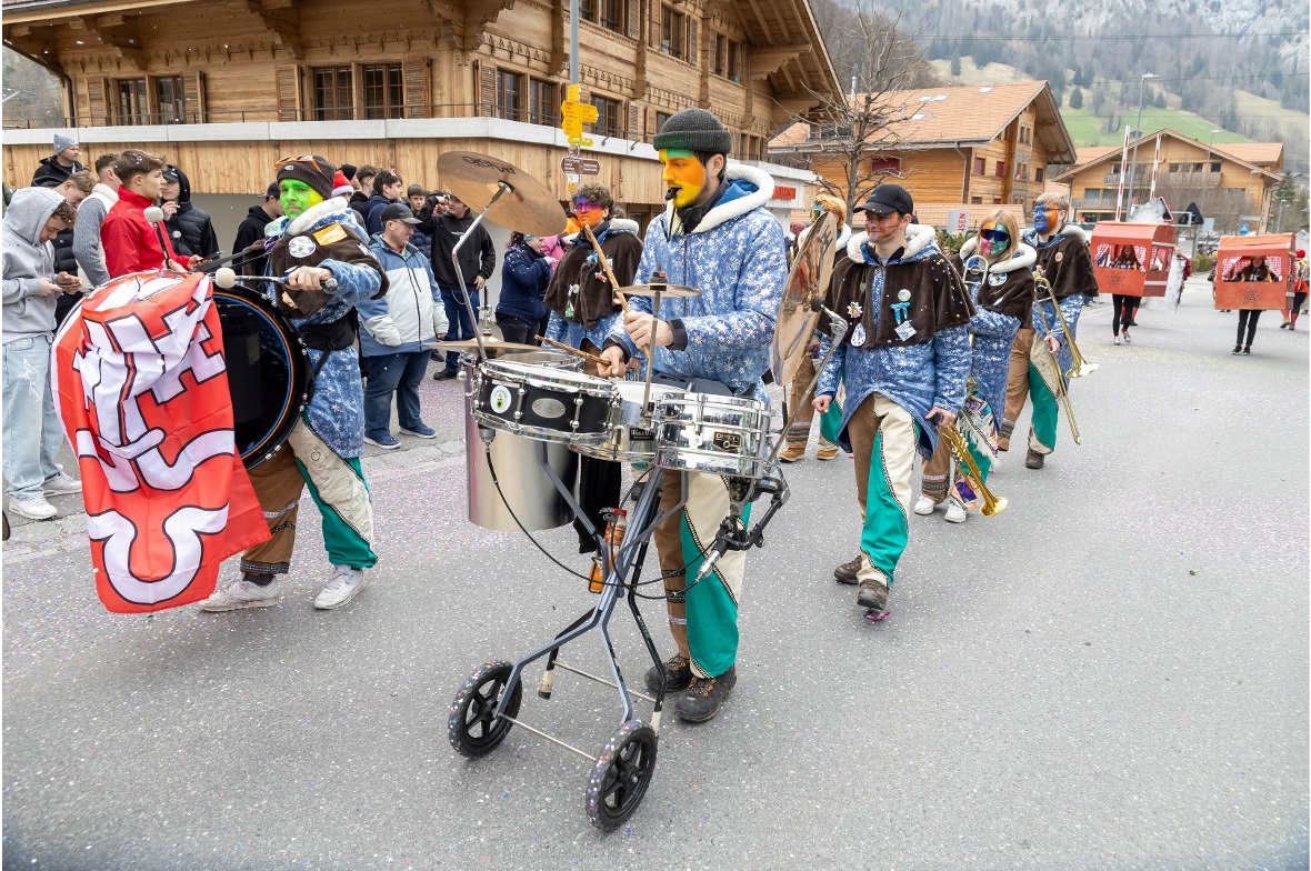 Impressionen von der Diemtigtaler Fasnacht.