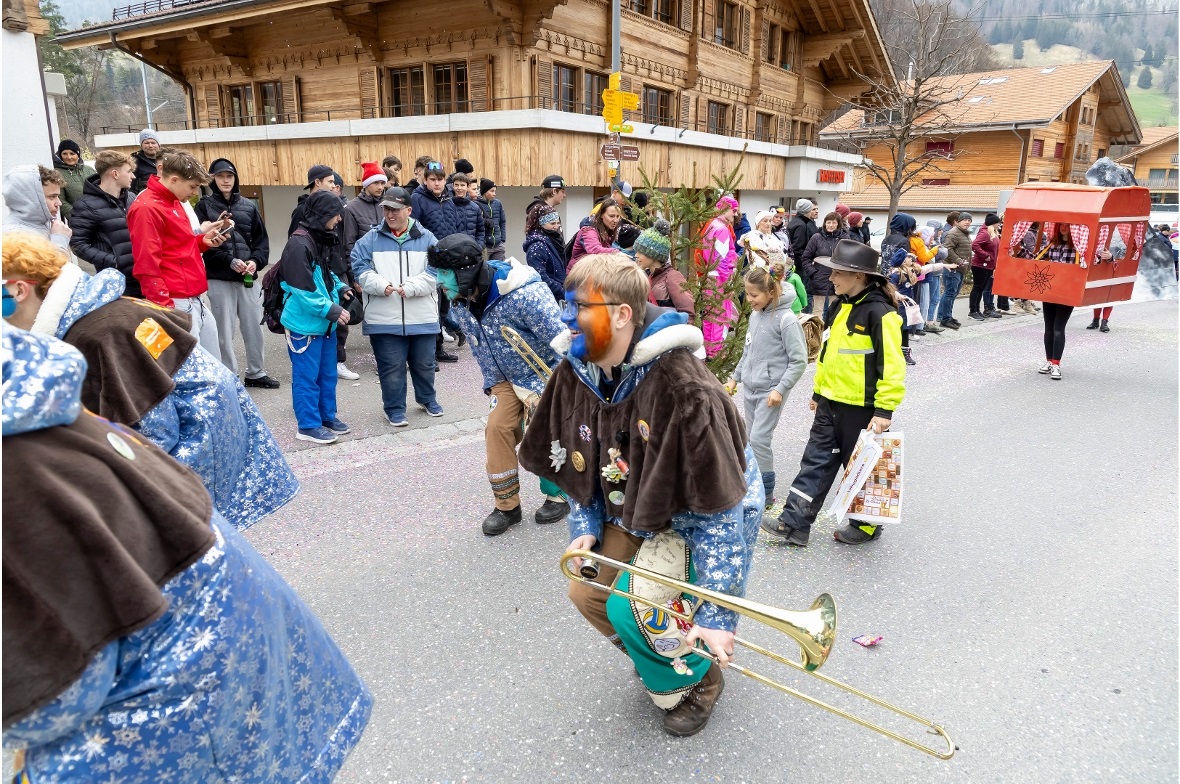 Impressionen von der Diemtigtaler Fasnacht.